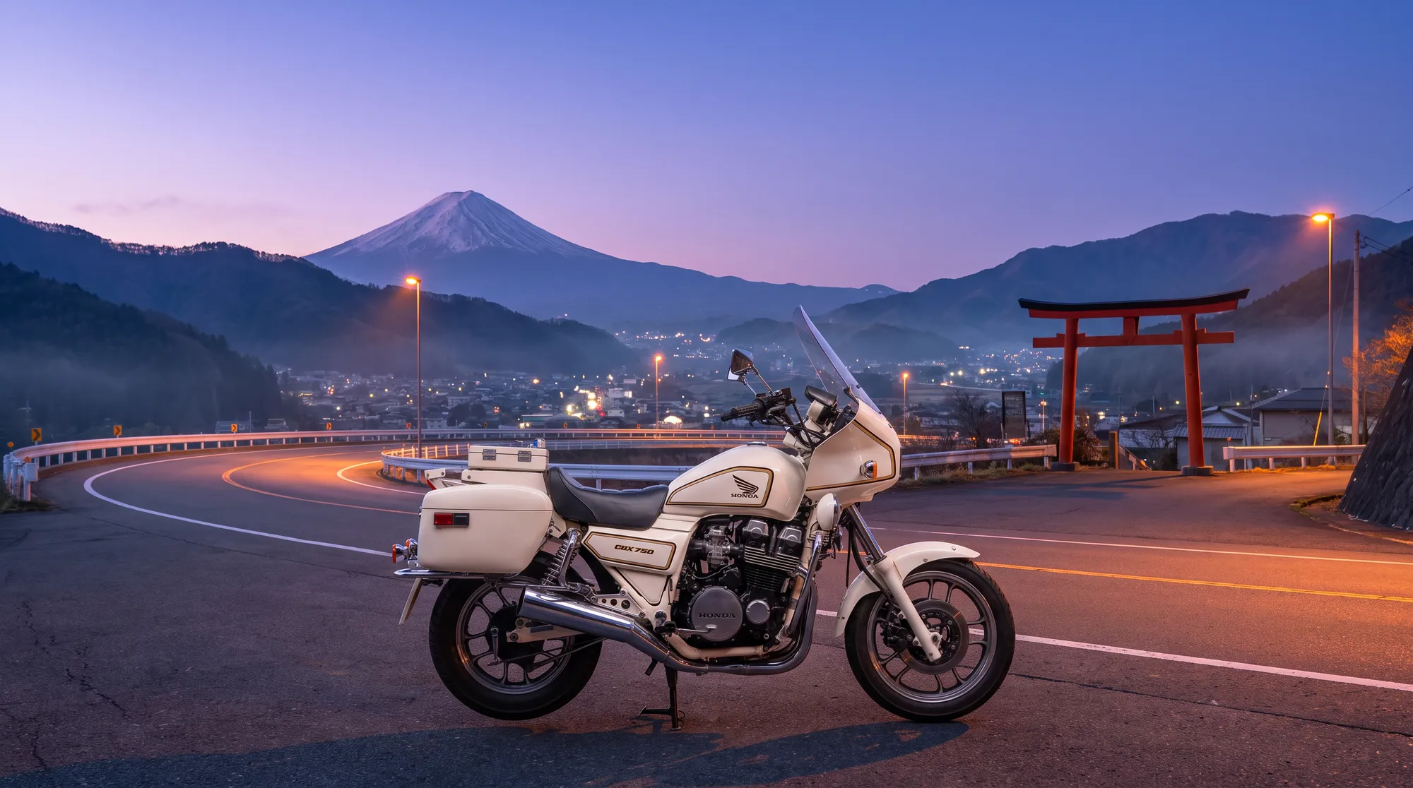 Fuji at blue hour