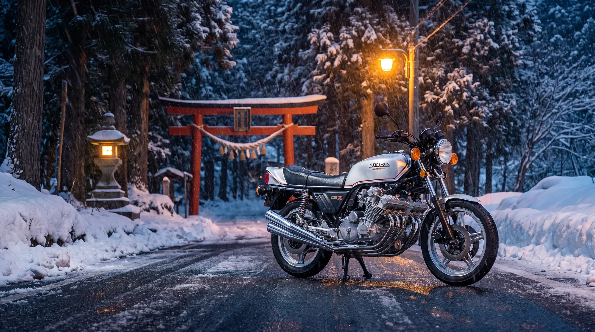 CBX1000 on a snowbound pass